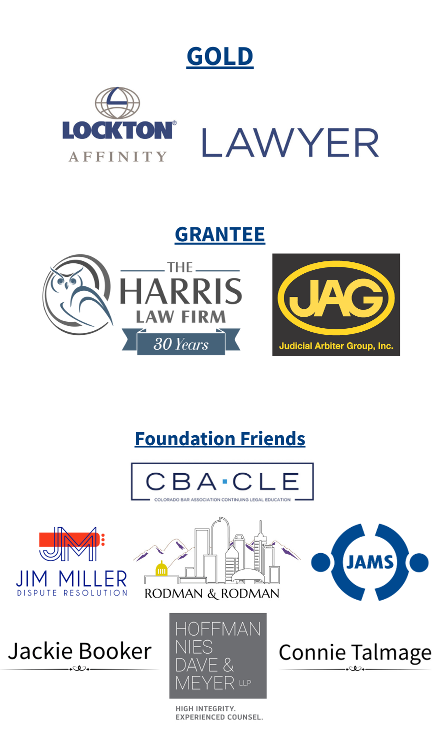 Colorado bar foundation